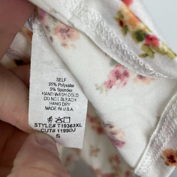 White Birch Woman’s Multi Print Floral Stripe Long Sleeve Top Size Small NWT - Picture 6 of 6